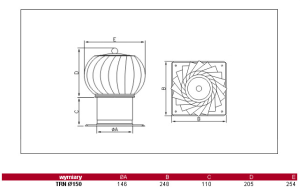 Dospel Nasada kominowa TRN 200mm ocynkowana 007-0417 2