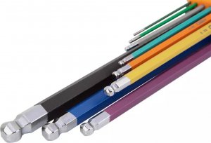 Neo Zestaw kluczy imbusowych hex typ L 1,5-10mm z kulką 9szt. (09-512) 5