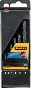 Wiertło Stanley do metalu HSS walcowe 2 4 5 3 6 8mm zestaw (STA56010) 1