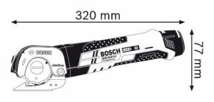 Bosch Nożyce rotacyjne GUS 10,8V bez akumulatora i ładowarki 06019B2901 2
