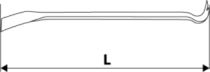 Topex Łom 1000mm 04A210 2