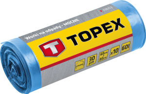 Topex Worki na odpady 240L niebieskie 10szt. (23B259) 1