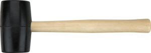 Topex Młotek gumowy rączka drewniana 900g 338mm (02A347) 1