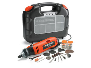 Szlifierka Black&Decker Narzędzie wielofunkcyjne 90W 8000-27000obr/min + 87szt. akcesoriów + walizka - RT650KA 3