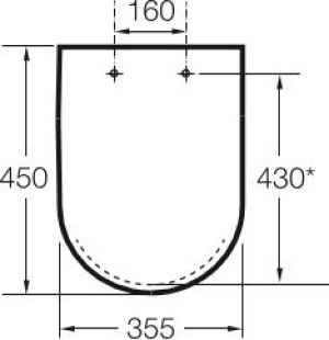 Deska sedesowa Roca Dama-N (A801782004) 2