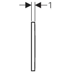 Przycisk spłukujący Geberit Omega 30 do WC chrom mat (115.080.KH.1) 3