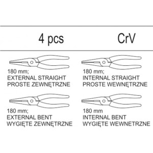 Yato Wkładka narzędziowa z wyposażeniem 4szt. (YT-55443) 2