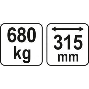 Yato Trawers do żurawia 680kg YT-55565 2