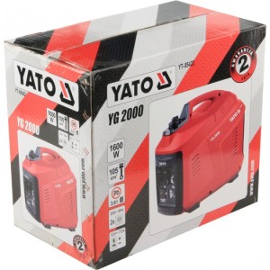 Agregat Yato Agregat prądotwórczy inwerterowy YG2000 1,6kW 3KM YT-85422 3