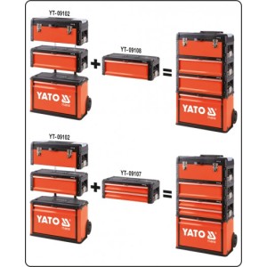 Yato Skrzynka narzędziowa na kółkach 9