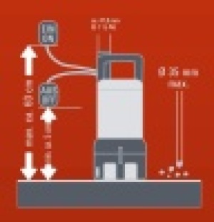 Einhell Pompa zanurzeniowa do brudnej wody RG-DP 8735 (4170720) 3