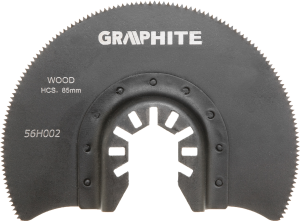 Graphite Tarcza półokrągła HCS do drewna 85mm (56H002) 1