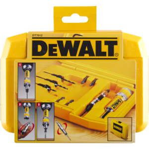 Dewalt zestaw "obróć i pracuj" bity + wiertła 12 elementów (DT7612-XJ) 1