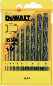 Wiertło Dewalt do metalu HSS walcowe 2 7 4 5 1 3 6 10 8 9mm zestaw (DT5911-QZ) 1