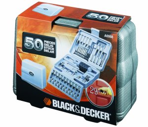 Black&Decker Wkrętak z wymiennymi końcówkami 50szt. A6988 1