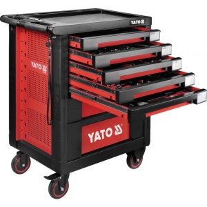 Wózek narzędziowy Yato 7 szuflad z wyposażeniem 189szt. (YT-55292) 1