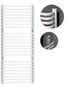 Grzejnik łazienkowy Instal-Projekt Standard 60 cmx120 cmcm biały (GŁ-60/120) 2