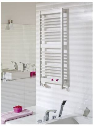 Grzejnik łazienkowy Instal-Projekt Frame 40 cmx110 cmcm biały (FRA-40/110) 2