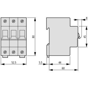 Eaton Wyłącznik nadprądowy FAZ-C20 3 moduły - 278874 2