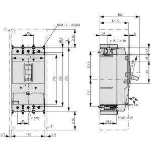 Eaton Rozłącznik mocy N3-400 3 bieguny - 266019 2