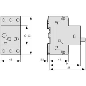 Eaton Wyłącznik silnikowy PKZM01-1,6 - 278480 2