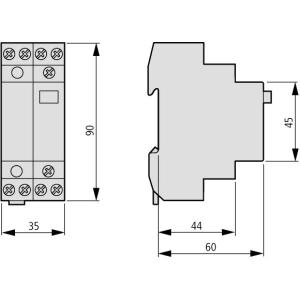 Eaton Przekaźnik impulsowy 16A 4Z 230V Z-S230/4S 270335 2