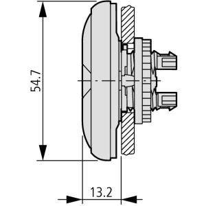 Eaton Przycisk podwójny podświetlany M22-DDl-GR-X1/X0/K11/2 - 216509 2