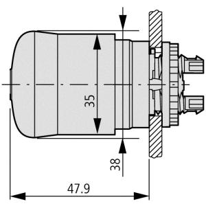 Eaton Przycisk bezpieczeństwa M22-PV/K01 - 216515 2