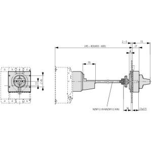 Eaton Napęd drzwiowy obrotowy NZM2-XTVDVR - 260180 3