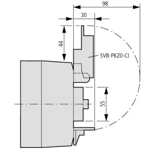 Eaton Obudowa wyłącznika CI-K2-PKZ0-GR IP55 - 219655 3