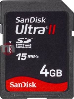 Karta SanDisk  (Secure Digital UltraII 4GB) 1