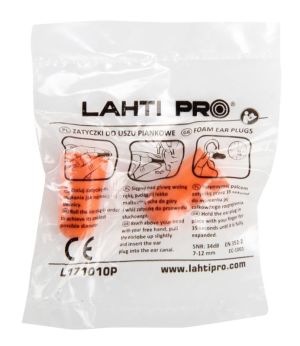Lahti Pro Zatyczki do uszu piankowe L171010P 100 par - L171010B 1