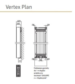 Stelrad Grzejnik Vertex Plan typ 22 500x2200mm 2115W 6