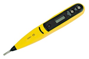 Mega Próbnik elektryczny z wyświetlaczem LCD 12-250V (10590) 2