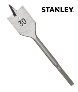 Wiertło Stanley do drewna łopatkowe sześciokątne 12mm  (STA52005) 1