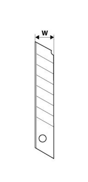 Neo Ostrza wymienne łamane 18mm 10szt. (64-020) 2