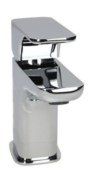 Bateria umywalkowa Deante Hiacynt stojąca chrom (BQH 021M) 3