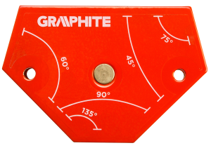 Graphite Spawalniczy kątownik magnetyczny 64x95x14mm 11,4kg - 56H904 1
