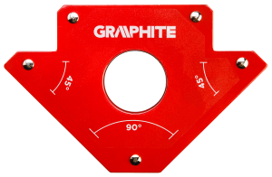 Graphite Spawalniczy kątownik magnetyczny 122x190x25mm 34,0kg - 56H903 1
