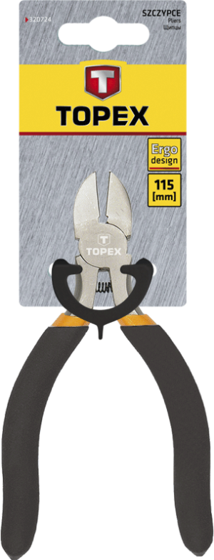 Topex Szczypce precyzyjne boczne 115mm (32D724) 2
