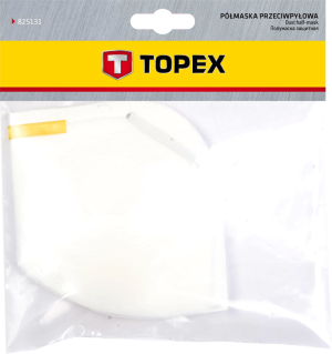 Topex Półmaska przeciwpyłowa jednorazowa FFP2 5szt. - 82S131 2