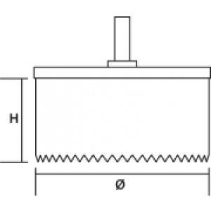 Graphite Otwornice 28-75x30mm 5szt. - 57H957 2