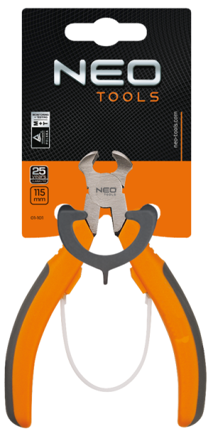 Neo Szczypce precyzyjne czołowe 115mm (01-101) 2