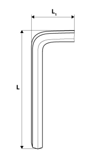 Neo Klucz imbusowy hex typ L 2mm (09-531) 2