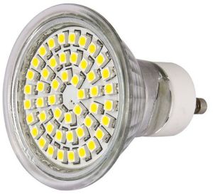 Zext zarówka SMD3528 3.5W GU10 48LED 2700K (D02-JDRD-SMD-48-BI) 1