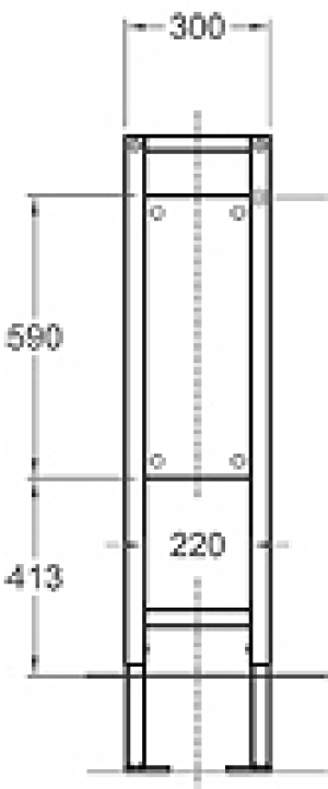 Stelaż Koło Technic GT do uchwytu ściennego dla niepełnosprawnych (99405) 2