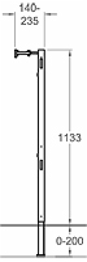 Stelaż Koło Technic GT do uchwytu ściennego dla niepełnosprawnych (99405) 3