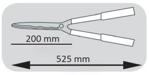 Pro-Line Nożyce do żywopłotu 200x525mm - 40045 2