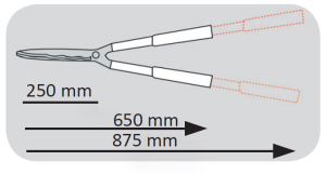 Pro-Line Nożyce do żywopłotu 650-875mm 40050 2