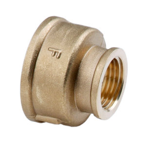 Ferro Mufa redukcyjna mosiężna 6/4"x5/4" żółta - M14Z 1